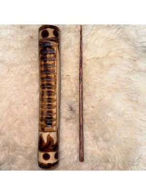 NIP Mini Bamboo Guiro Hand Percussion Instrument